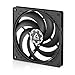 ARCTIC P14 Slim PWM PST PC Fan 140mm Case Fan with PWM Sharing Technology PST Pressureoptimised Quiet Motor Computer Extra Slim 1501800 RPM Black - Image 3