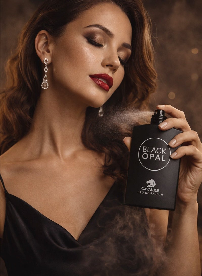 كافاليير بيرفيوم عطر نسائي فاخر كافاليير بلاك أوبال أو دو بارفان 100 مل | عطر نسائي يدوم طويلاً بمكونات الفانيليا والقهوة والزهور البيضاء - Image 3