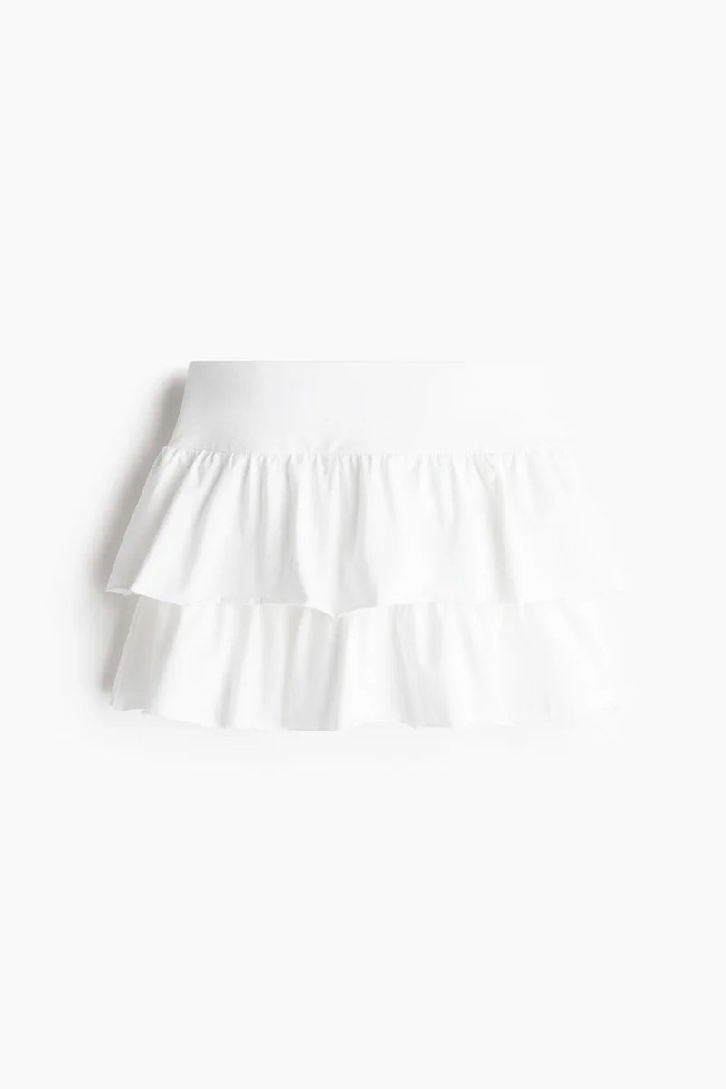 H&M  Tiered jersey mini skirt for Women | Best Price UAE
