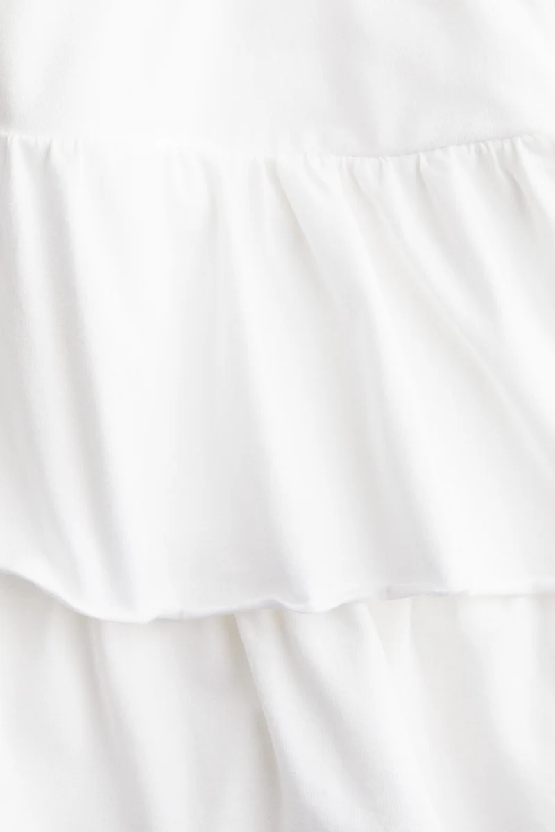 H&M  Tiered jersey mini skirt for Women | Best Price UAE
