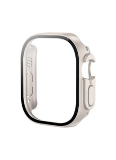 جراب حماية مناسب لساعة Apple Watch جراب iWatch جراب S8 جراب S9 جراب تغطية كاملة جراب S7 جراب من قطعة واحدة من الكمبيوتر الشخصي غير اللامع مقاوم للسقوط - اللون: لون النجوم - حجم المظهر: 42 مم