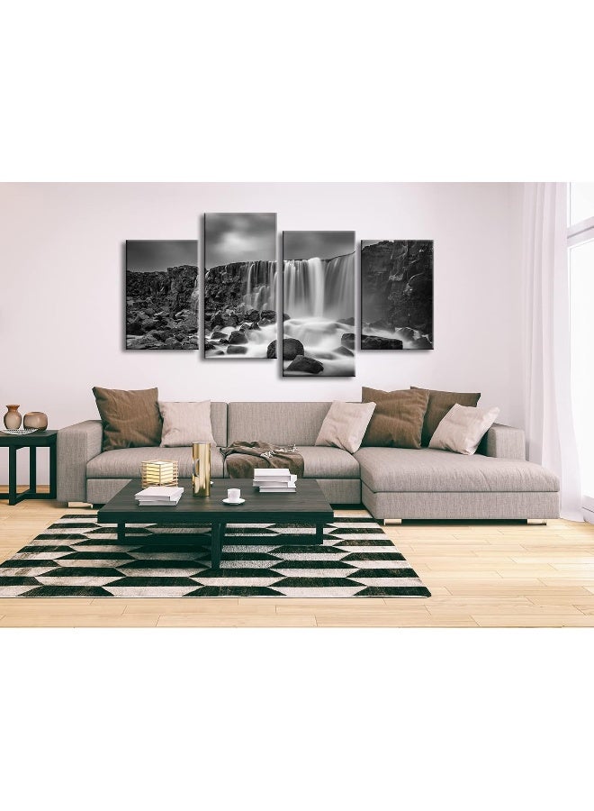 Pyradecor Waterfall Giclee Canvas Prints Wall Art Paintings for Home Decorations - Image 2