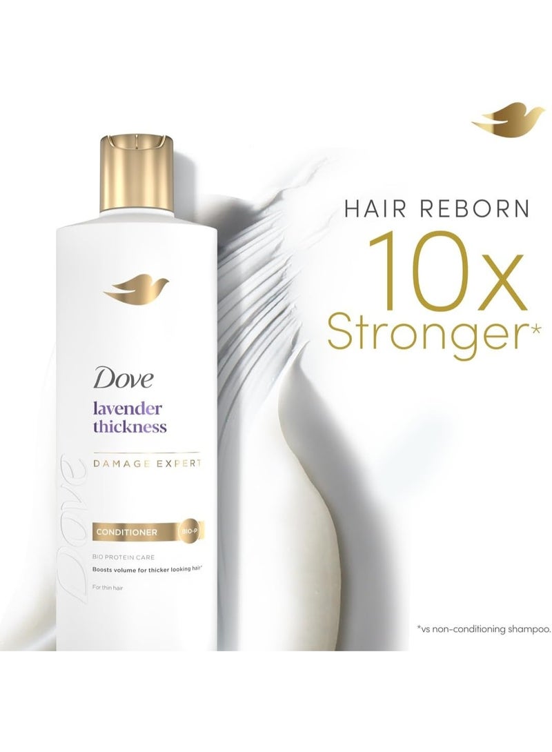 دوف بلسم دوف، برائحة اللافندر، يزيد من كثافة الشعر ليمنحه مظهراً أكثر كثافة*، 350 مل - Image 4