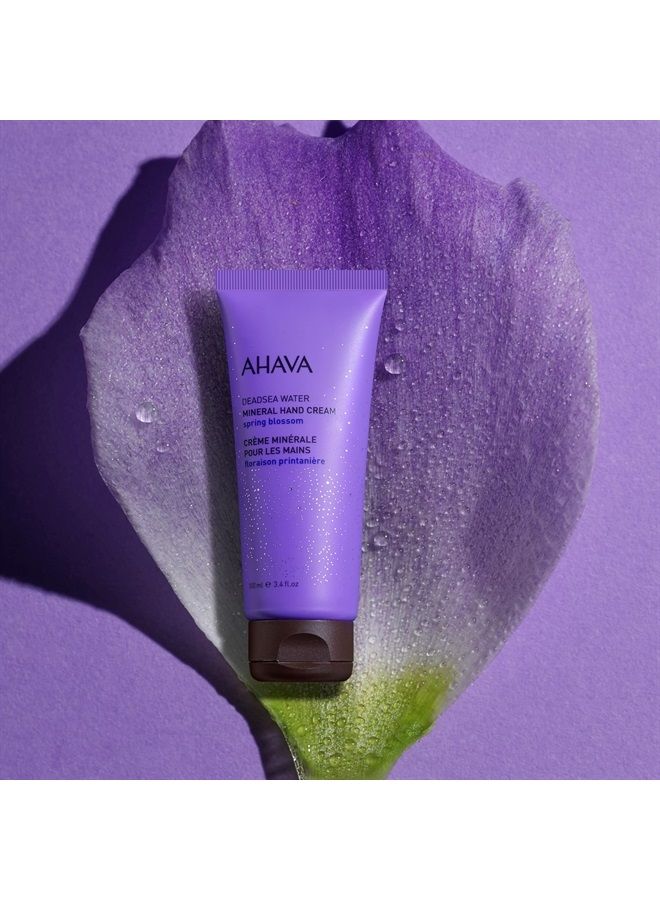 AHAVA Mineral Hand Cream, Spring Blossom, 3.4 Fl Oz - Image 2