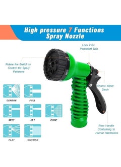 Diazola Diazola Plastic 10m Water Spray Jet Gun Hose Pipe for GardenCarBikePet Wash  - Image 3
