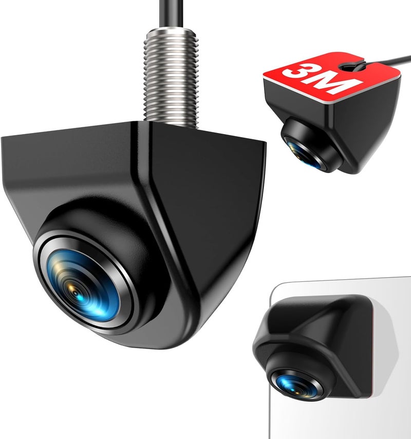 AUTO-VOX CAM7 180° Front/Reverse Camera, 1080P Mini Style, Waterproof Backup Camera for SUVs and Trucks - Image 1
