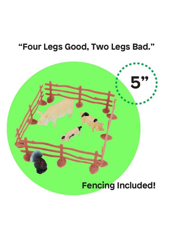 BOLEY Boley Farm Animal Toy Bucket - 40 Piece Educational Playset with Horses, Cows, Roosters, Sheep, Fences, Trees - Perfect for Imaginative Play, Easy Storage, and Cleanup - Child Safe, Durable, and Fun - Image 3