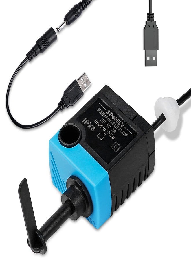 SanKlev SP-400LV Cat and Dog Water Fountain Pump with Grommet,USB Replacement Pump for Original Mini Pet Fountain - Image 1
