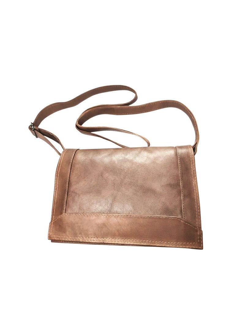 Women's Genuine Leather Shoulder Bag – Fully Lined Inside with Genuine Leather - Image 1