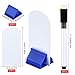 Meetory 45 Pieces Blank Game Board Markers and 35 Pieces Game Card Stands with 2 Pcs Black Marker Pens Plastic Token Cards with 7 MultiColor Card Stands for DIY Board Game Party Favor - Image 4