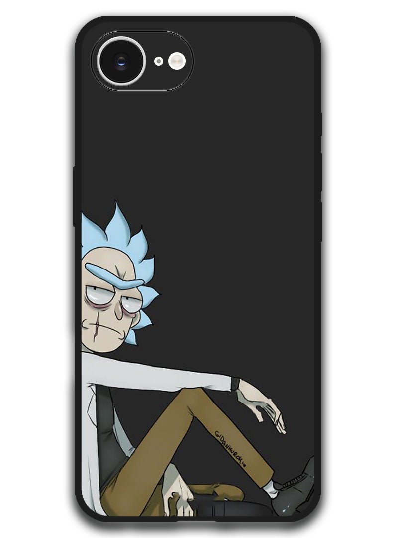 ثيودور حافظة متوافقة مع هاتف ابل ايفون 16e 6.1 بوصة غطاء حماية مضاد للصدمات - ريك - Image 1