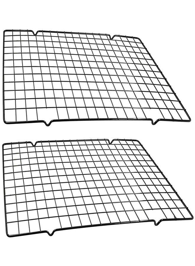 Daycount® 2-Pack Heavy-duty Cooling Rack for Baking Stacking 10 x 16 Inch Stainless Steel Wire Rack for Cooling, Drying - Image 1