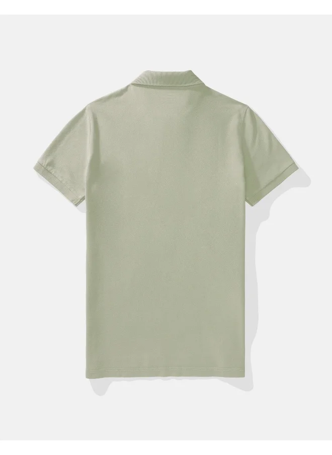 امريكان ايجل Logo Slim Flex Polo Shirt