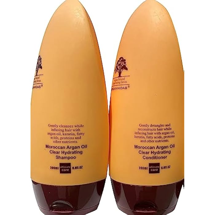 Whisper Whip Moroccan Argan Oil Hydrating Shampoo and Conditioner Set (6.8 fl oz each) - Image 1