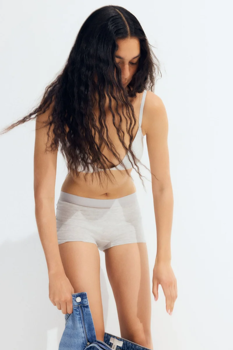 H&M Padded non-wired cotton bra