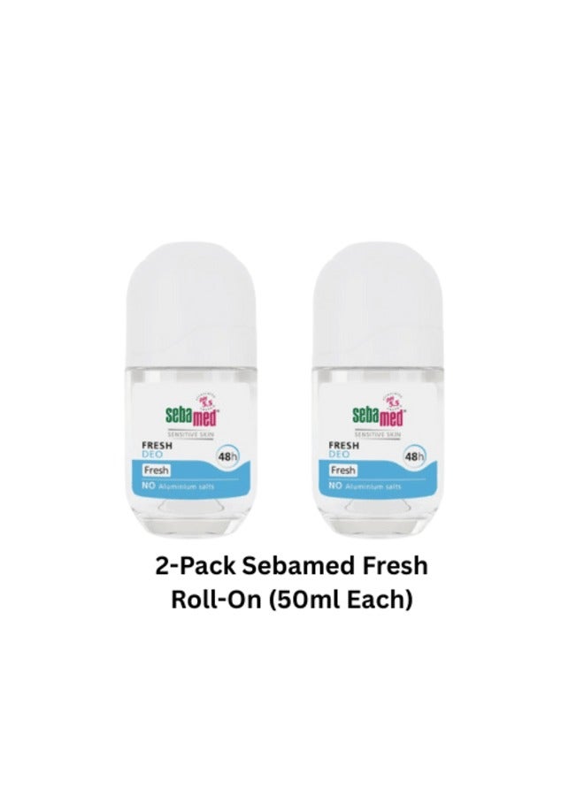 2-Pack Sebamed Fresh Roll-On (50ml Each)