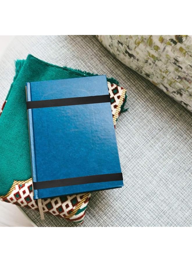 إيروريكس أشرطة مطاطية 35 قطعة كبيرة وسميكة من أشرطة المطاط المرنة شديدة التحمل لصناديق القمامة، أشرطة لف عريضة قوية ومتينة للاستخدام الصناعي والمنزلي والمكتب والمدرسة ومجلدات الملفات وصناديق القمامة باللون الأسود - Image 5