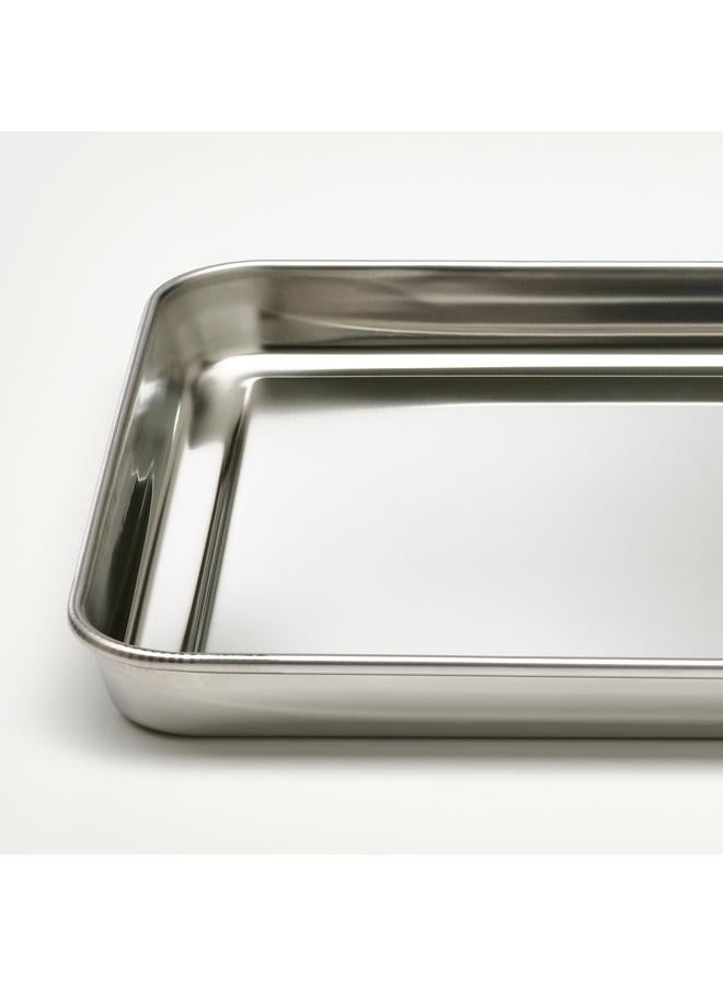 Zaboon Serving Tray, Stainless Steel, 30X20 Cm - Image 2