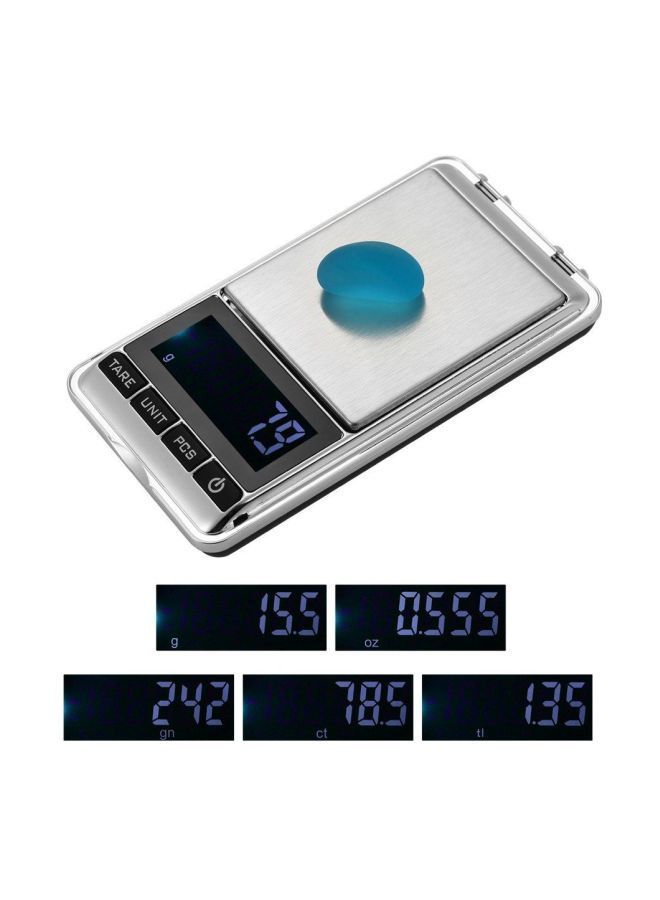 نيبمينينت ميزان رقمي متعدد الوظائف أسود/ فضي 11.7x1.7x6.4سنتيمتر - Image 2