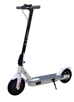 Crony XM M365 App high speed 250W Motor E-Scooter 25-45KM/H Speed, 36V/7.8AH Battery, 10-25KM Range, Front Suspension, Rear Disc Brakes, Aluminum Alloy Frame, 100KG Max Load, LED Headlamp, App Connectivity, Foldable & Portable Electric Scooter for Adults & Teen &  Kids, Electric Scooter for Commuting & Leisure, Long-Range Motorized Scooter with Easy Folding, Lightweight High-Performance Commuter Skateboard，White  - Image 2
