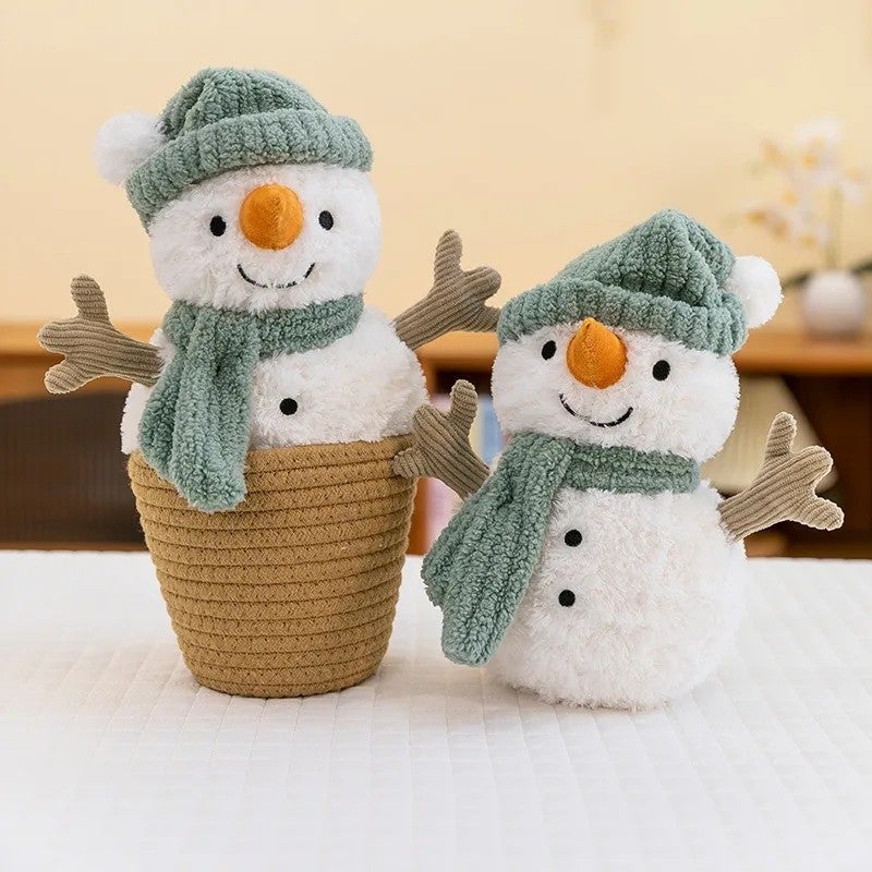 Y&D New Design Christmas Snowman Stuffed Animal Toys Home Sofa Decoration Snowman Elk Plush Dolls - Image 4