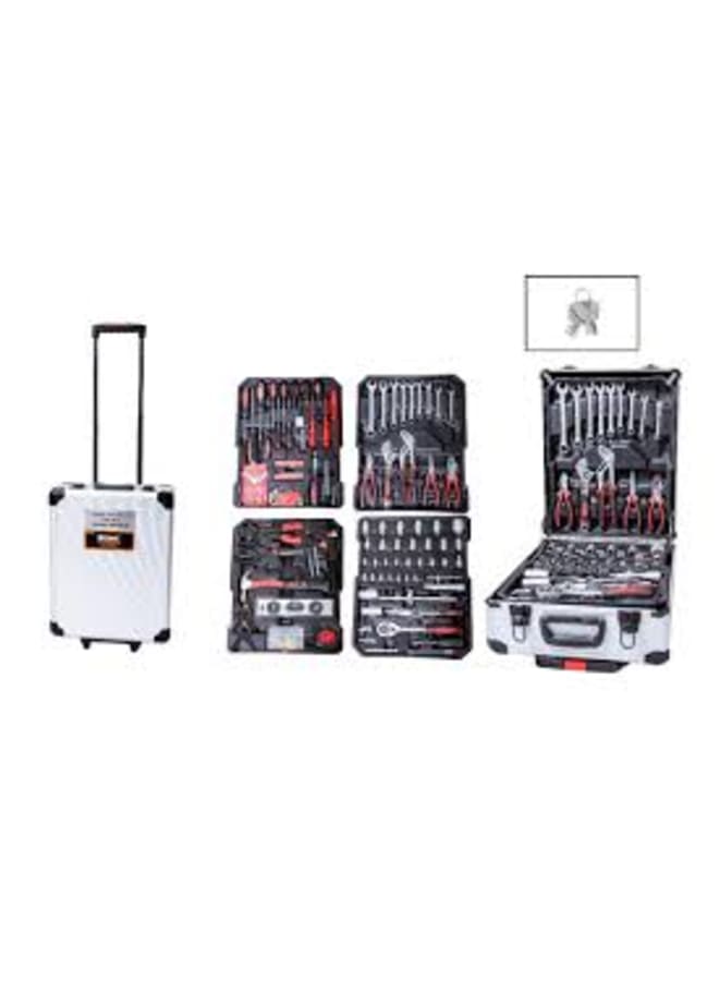 187-Piece Heavy Duty Trolley Tool Bag BISSO 