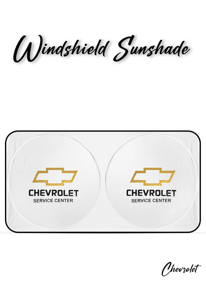 شيفروليه حماية فائقة وواقي شمسي للزجاج الأمامي للسيارة من شيفروليه يحافظ على سيارتك باردة ويحميها من الأشعة فوق البنفسجية الضارة - Image 1