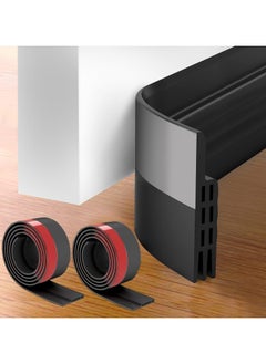 2 Pack Under Door Draft Stopper, Home Essentials, Weather Stripping Door Seal, Bottom of Door Sweep, Garage Window Blocker Noise Dust Insulation Draft Guard