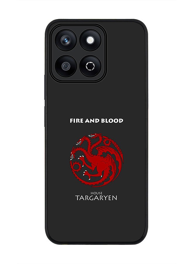 Stylizedd For Honor X7c 4G Case,Slim fit Camera Protection, Shockproof Thin Phone cover  - GOT House Targaryen - Image 1