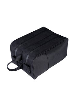 Arabest Travel Toiletry Bag for Women and Men,Foldable Storage Bags with Divider and Handle,Double Compartment Shoe Bag,Sneaker Bag,Travel Shoe Bag,13.3x7.0x8.2 inches  - Image 1