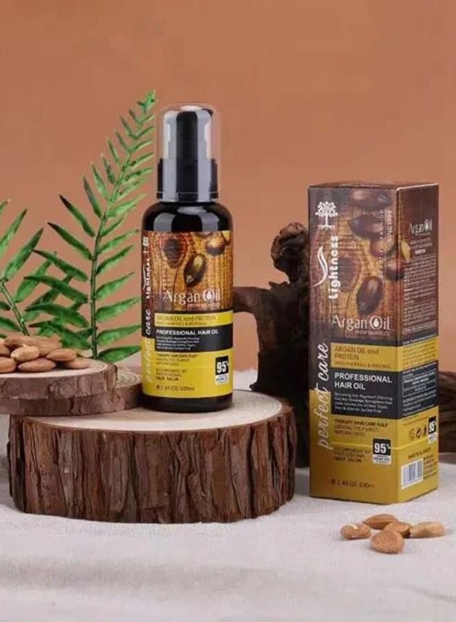 ليجيتنيس زيت الأرغان والبروتين المضاد لتساقط الشعر وتجديده زيت شعر احترافي 100 مل - Image 1