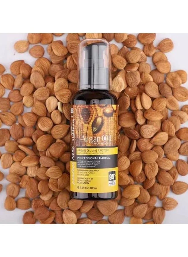 ليجيتنيس زيت الأرغان والبروتين المضاد لتساقط الشعر وتجديده زيت شعر احترافي 100 مل - Image 2