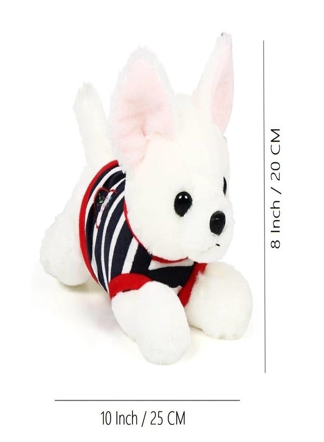IndusBay® 8 Inch Plush Stuffed Soft Toy Cute Chihuahua Mini Pet Puppy Dog Animal Soft Toys Home Car Decor Gift for Kids, Blue - Image 3