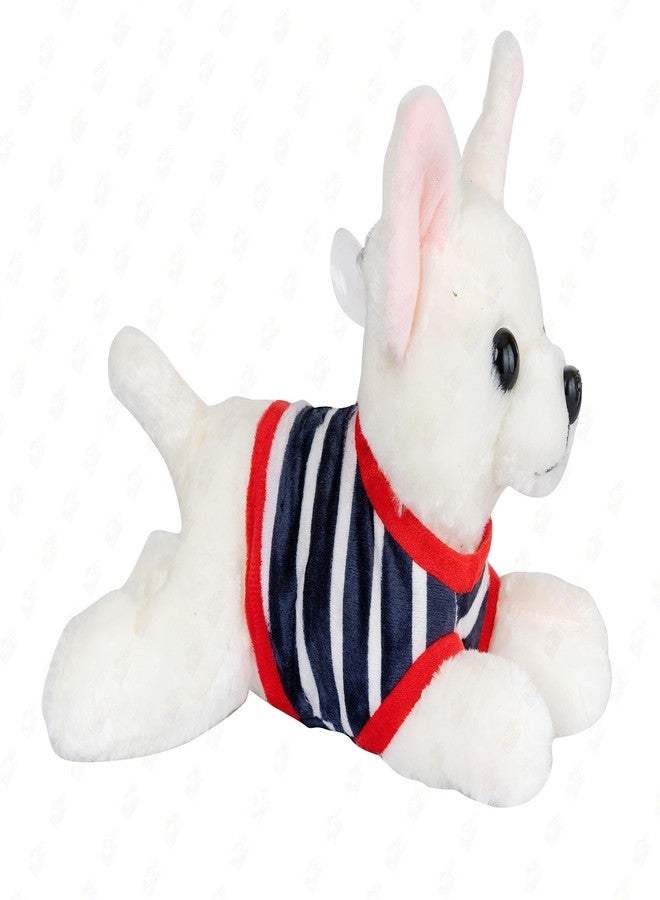 IndusBay® 8 Inch Plush Stuffed Soft Toy Cute Chihuahua Mini Pet Puppy Dog Animal Soft Toys Home Car Decor Gift for Kids, Blue - Image 2