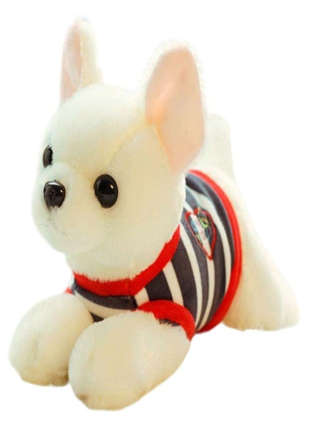IndusBay® 8 Inch Plush Stuffed Soft Toy Cute Chihuahua Mini Pet Puppy Dog Animal Soft Toys Home Car Decor Gift for Kids, Blue - Image 1