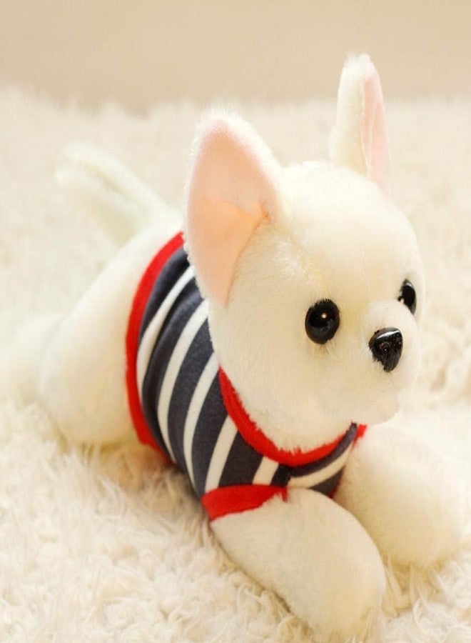 IndusBay® 8 Inch Plush Stuffed Soft Toy Cute Chihuahua Mini Pet Puppy Dog Animal Soft Toys Home Car Decor Gift for Kids, Blue - Image 4