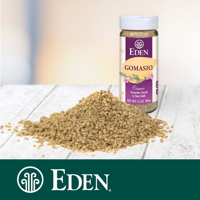Eden Organic Gomasio, Sesame Seeds and Sea Salt, Umami, Traditional, Furikake, Seasoning, Macrobiotic, 3.5 oz (2-Pack) - Image 4