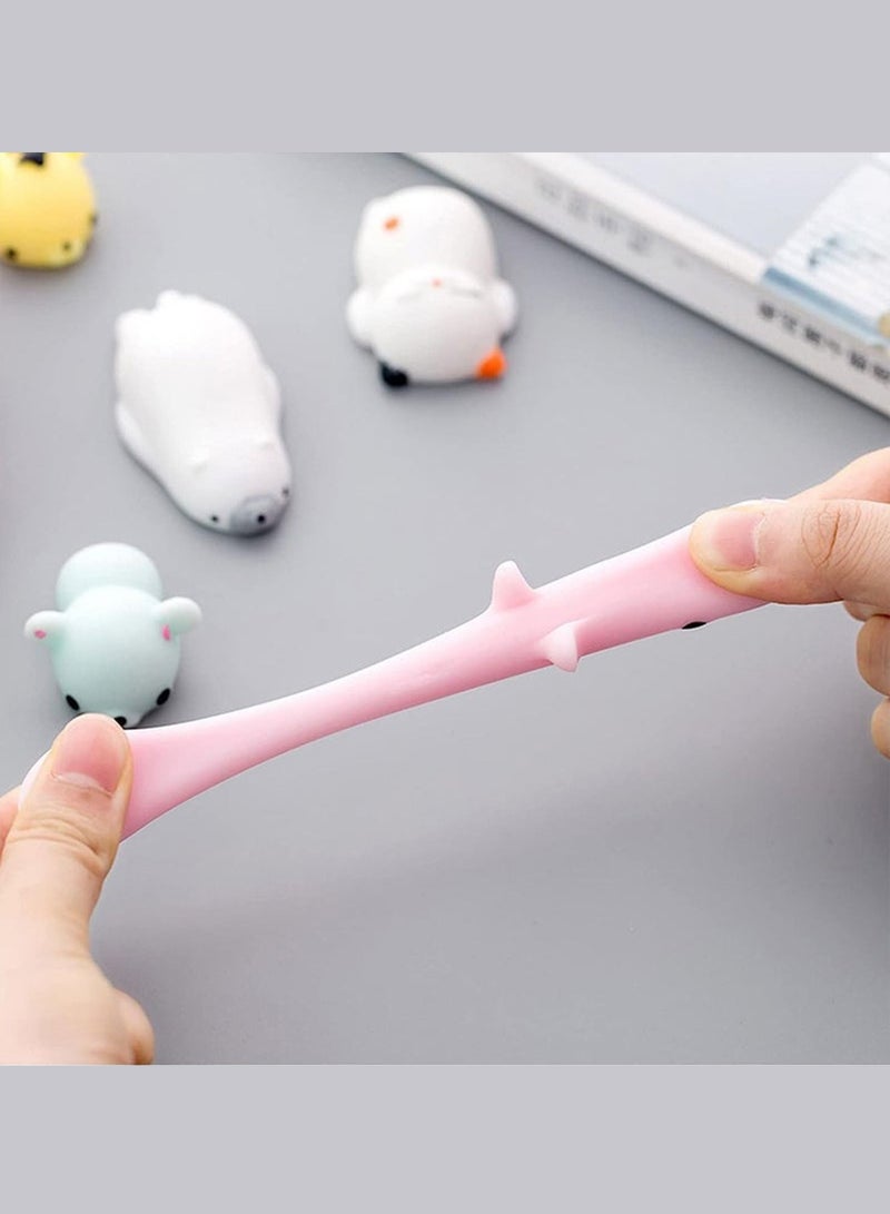 50 Pcs Squishy Toys, Kids Party Favors Mini Squishy Toy, Stress Relief Toys Squishies Bulk Toys, Classroom Prizes Birthday Party Gifts for Kids Adults - Image 2