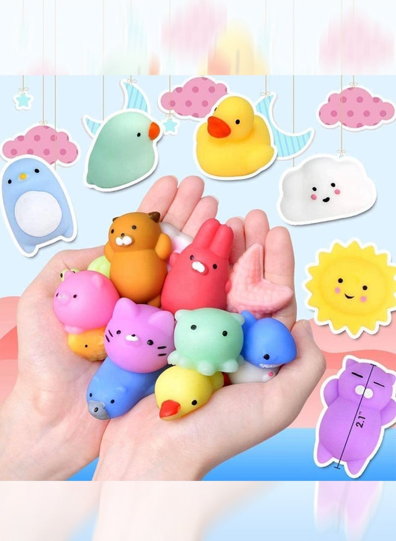 50 Pcs Squishy Toys, Kids Party Favors Mini Squishy Toy, Stress Relief Toys Squishies Bulk Toys, Classroom Prizes Birthday Party Gifts for Kids Adults - Image 5