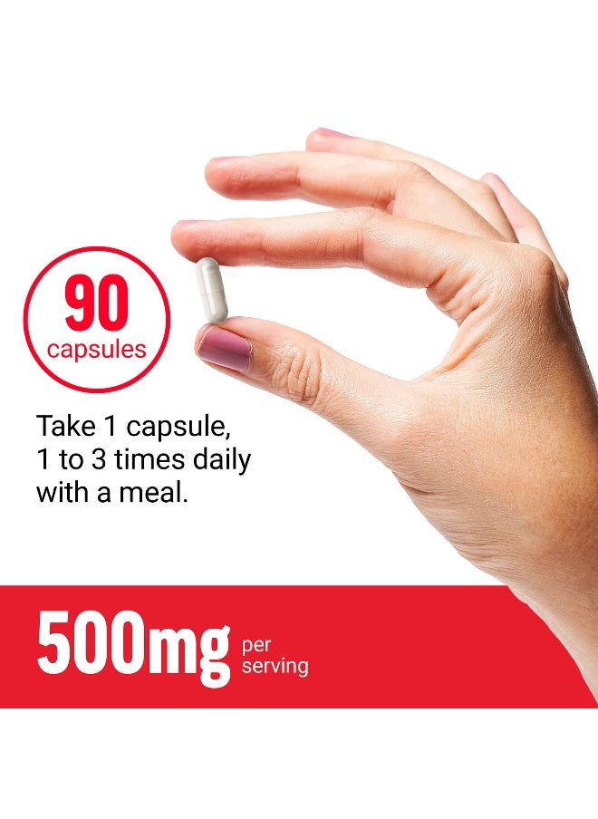 Force Factor - Force Factor, Magnesium, 500 mg, 90 Vegetable Capsules - Image 1