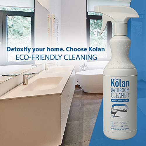 Kolan Bathroom Cleaner 700ml | Combo Pack of 2 | Organic Multi Enzyme Formula, Eco-Friendly and Biodegradable | No Bleach, Chemical Free | For Bathtubs, Shower Areas, Tiles, Floors, Sinks and Grouts - Image 3