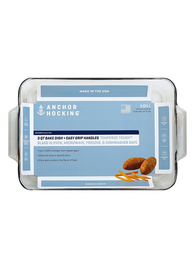 Anchor Hocking A/H 3 Qtr./Ltr. Rect. Bake Dish  - Image 1