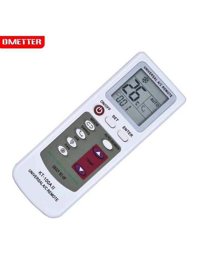 Universal Air Conditioner Remote Control KT-100AII Off White - Image 5