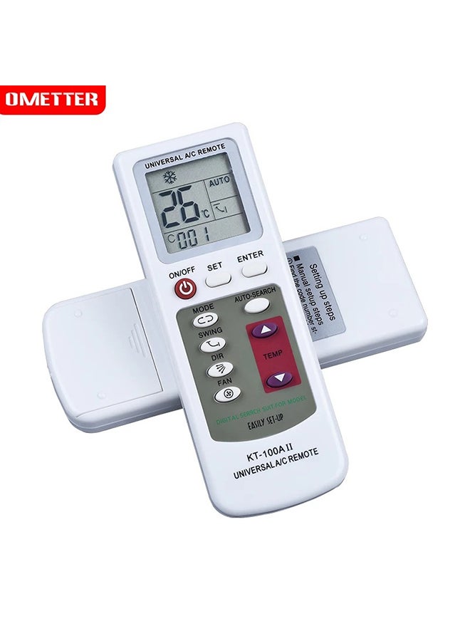 Universal Air Conditioner Remote Control KT-100AII Off White - Image 3