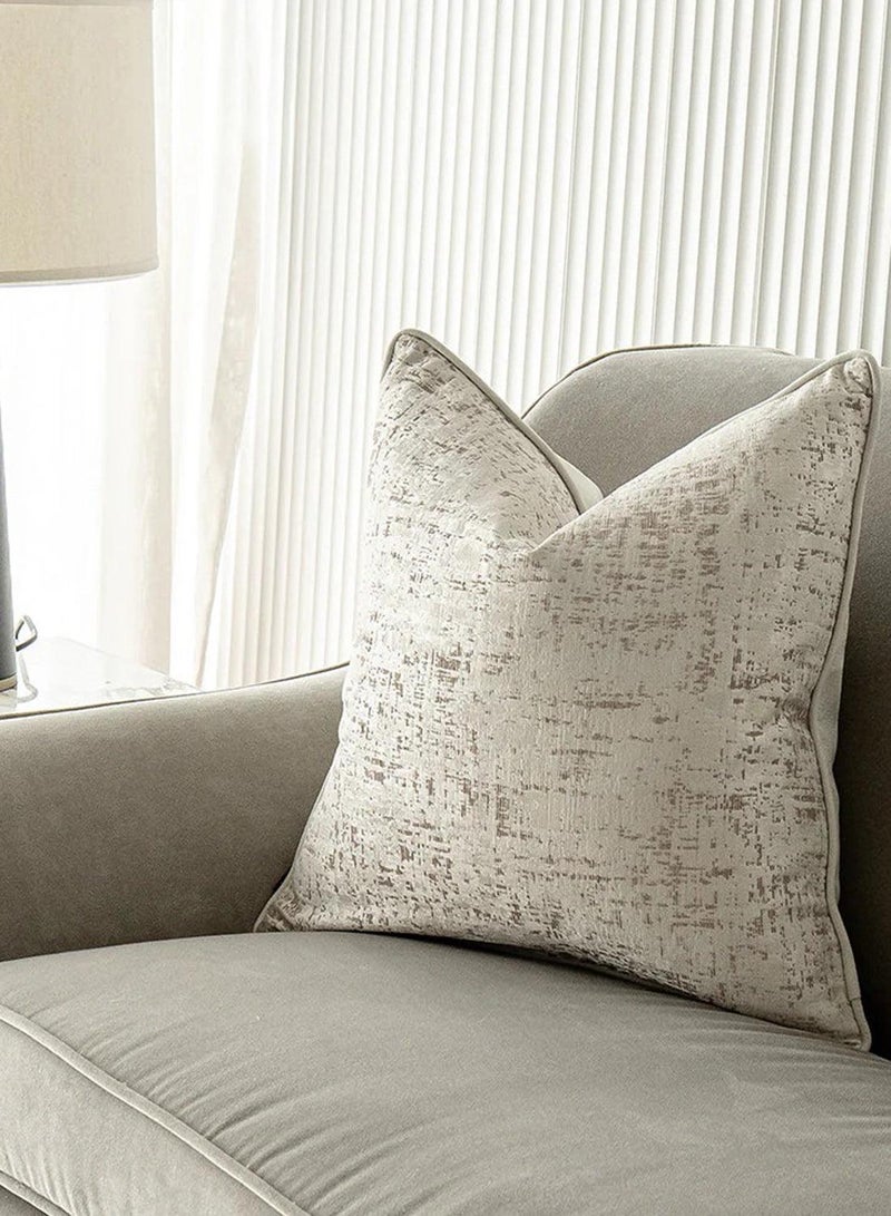 KNOT HOME Cushion Arlo Bianca (with filler) Pillow Knot Home Cover Set for Modern Sofa Contemporary Living Room Bedroom and Office Soft Washable  - Image 2