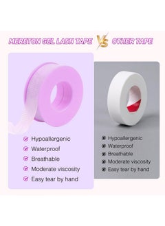 Lash Tape For Eyelash Extensions - Silicone Gel Eyelash Tape Eyelash Extension Tape For Sensitive Skin Pain Free Removal Breathable Micro Eyelash Extension Supplies（1 In X 4Yd，5Rolls Purple） - pzsku/Z6E57FA539291BBC60016Z/45/_/1734437866/4861a60f-41ab-4619-a1a8-405ba062fca3