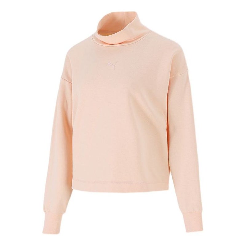 PUMA (WMNS) PUMA Her Retro Embroidered Loose High Collar Hoodie Small - Image 1