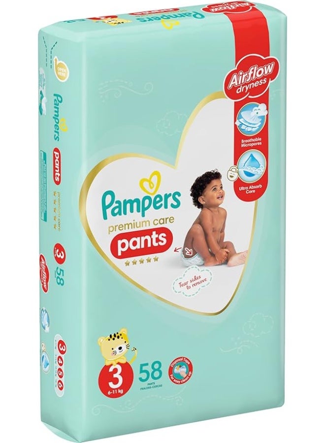 Pampers Premium Care Pants Size 3 56S - Image 2