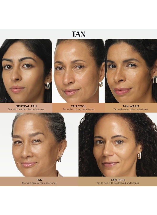 IT Cosmetics CC+ Nude Glow (Neutral Tan) - Medium Coverage Foundation with SPF 40 & Brightening Glow Serum, Lightweight Skin Tint, 2% Niacinamide + Hyaluronic Acid, Up to 24H Hydration - 1.08 fl oz - Image 4