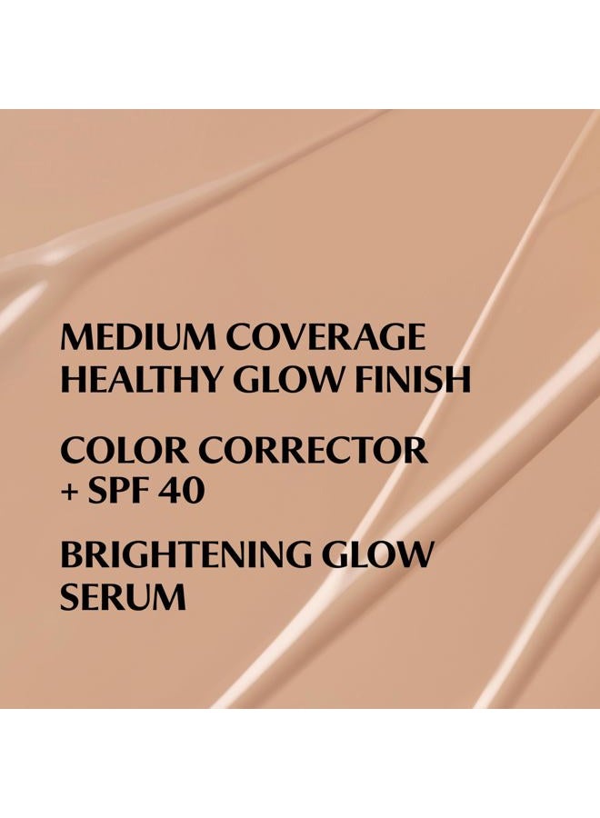 IT Cosmetics CC+ Nude Glow (Neutral Tan) - Medium Coverage Foundation with SPF 40 & Brightening Glow Serum, Lightweight Skin Tint, 2% Niacinamide + Hyaluronic Acid, Up to 24H Hydration - 1.08 fl oz - Image 3